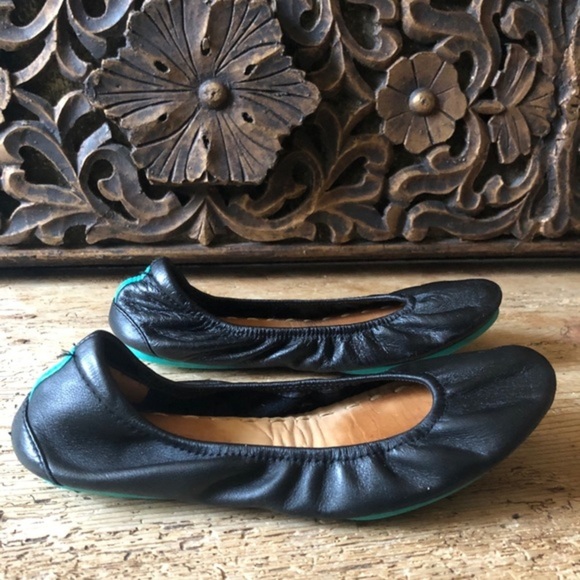 TIEKS by Gavrieli Matte Black Ballet Flats Size 7 - Picture 11 of 14